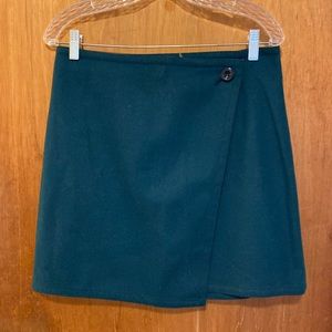Loft teal mini skirt